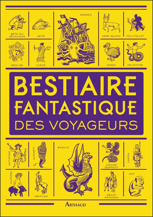 Couverture ebook de Bestiaire fantastique des voyageurs, de Dominique Lanni