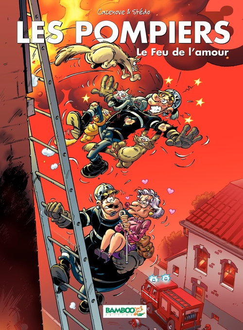ebook cover of Les Pompiers - Tome 3, by Christophe Cazenove, Stédo