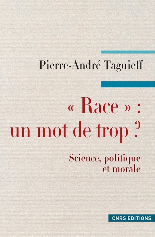 Couverture ebook de Race : un mot de trop ?, de Pierre-André Taguieff