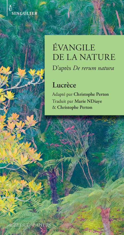 Couverture ebook de Évangile de la nature, de Lucrece