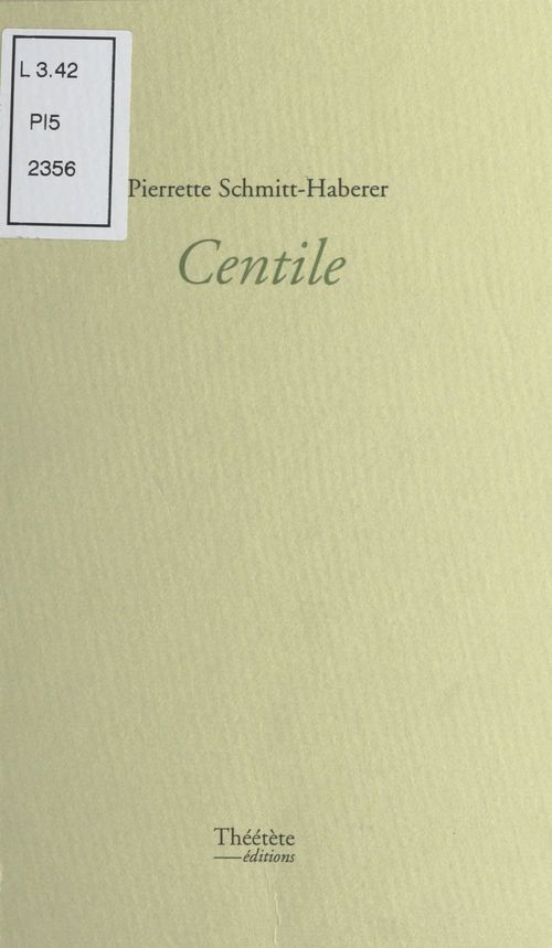 Couverture ebook de Centile, de