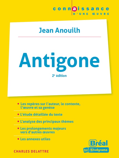 ebook cover of Antigone - Jean Anouilh, by Charles Delattre