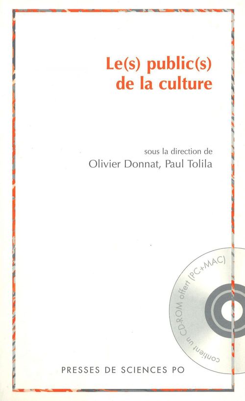 Couverture ebook de Le(s) public(s) de la culture, de Olivier Donnat, Paul Tolila
