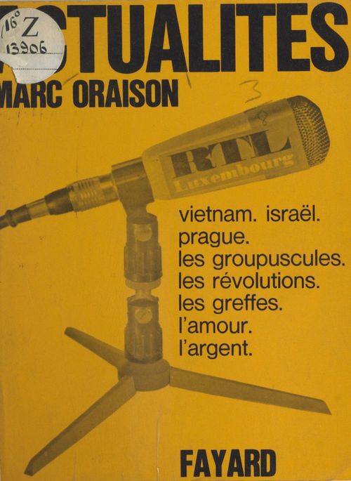 ebook cover of Actualités, by Marc Oraison