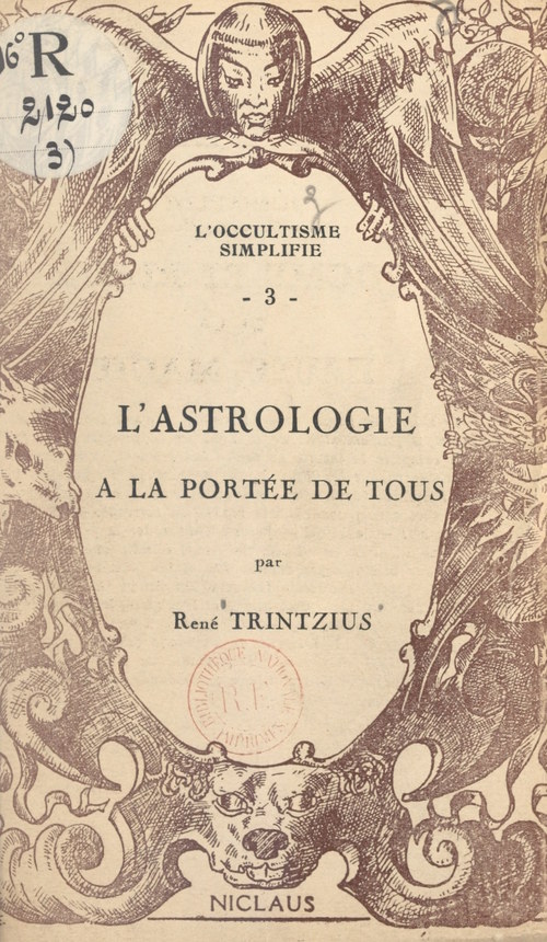 Couverture ebook de L'astrologie à la portée de tous, de Rene Trintzius