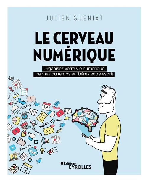 Couverture ebook de Le cerveau numérique, de Julien Gueniat