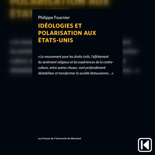 audiobook cover of Idéologies et polarisation aux États-Unis, by Philippe Fournier