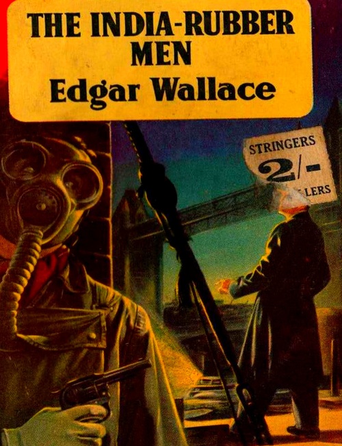 Couverture ebook de The India-Rubber Men, de Edgar Wallace