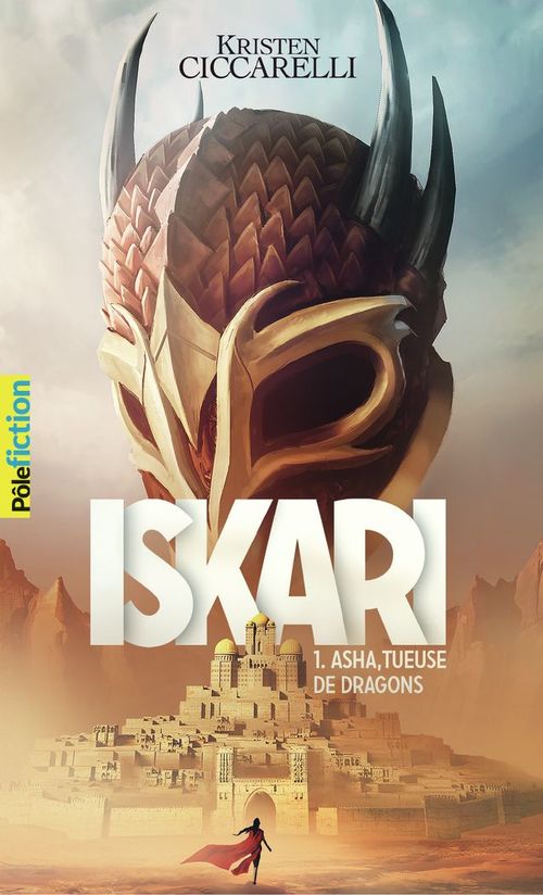 ebook cover of Iskari (Tome 1) - Asha, tueuse de dragons, by Kristen Ciccarelli