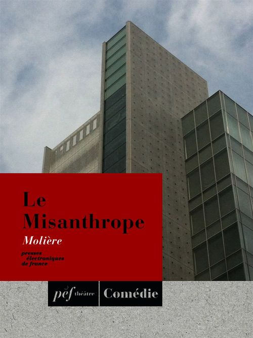 Couverture ebook de Le Misanthrope, de Molière