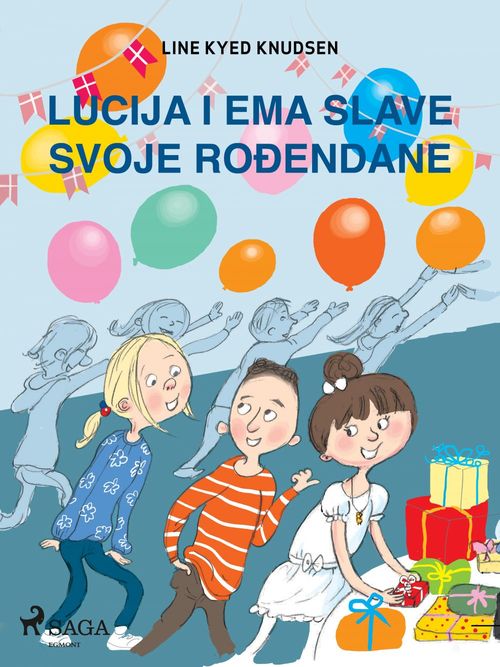 ebook cover of Lucija i Ema slave svoje rodendane, by Line Kyed Knudsen
