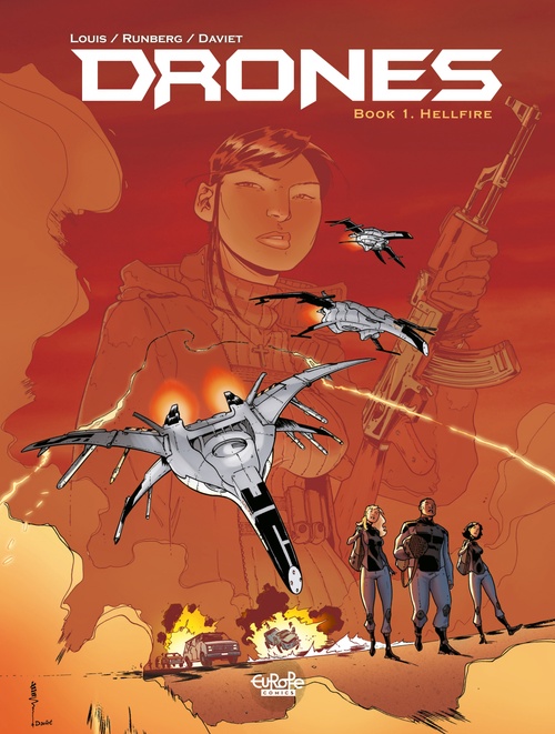 ebook cover of Drones - Volume 1 - Hellfire, by Sylvain Runberg