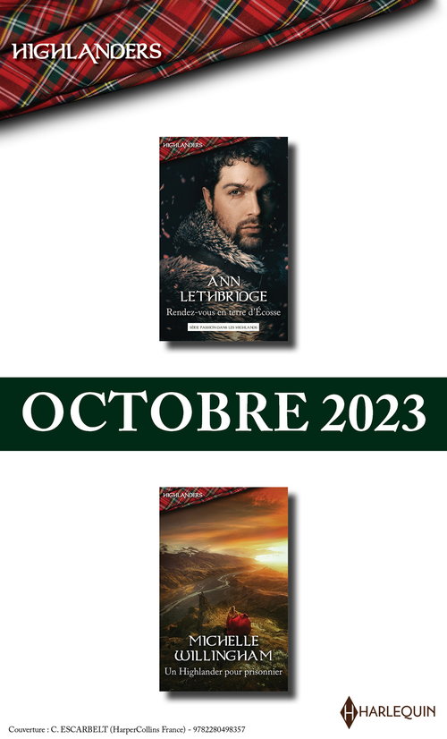 ebook cover of Pack mensuel Highlanders - 2 romans (Octobre 2023), by Ann Lethbridge, Michelle Willingham