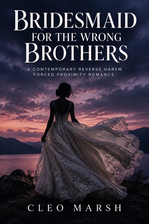 Couverture ebook de Bridesmaid for the Wrong Brothers, de Cleo Marsh