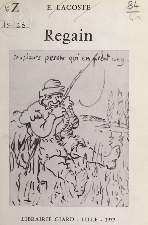 Couverture ebook de Regain, de Edmond Lacoste