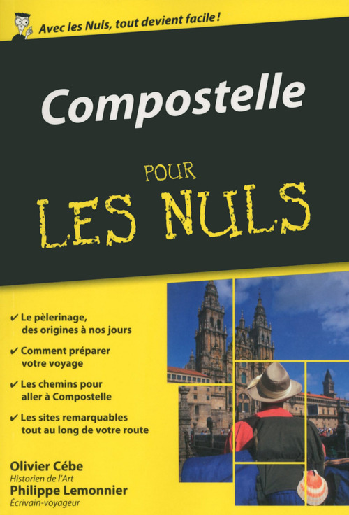 Couverture ebook de Compostelle Poche Pour les Nuls, de Philippe Lemonnier, Olivier Cebé