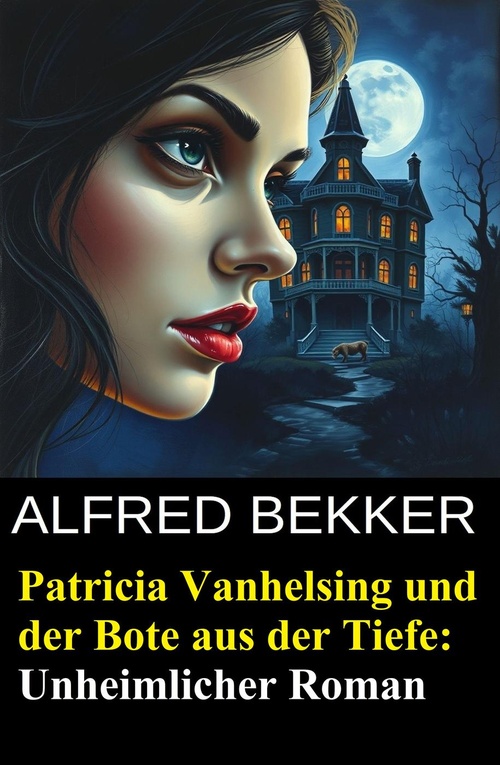 ebook cover of Patricia Vanhelsing und der Bote aus der Tiefe: Unheimlicher Roman, by Alfred Bekker