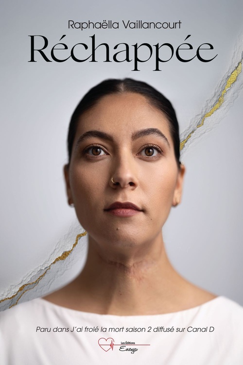 ebook cover of Réchappée, by Raphaella Vaillancourt