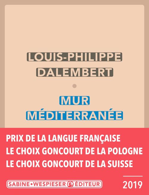 Couverture ebook de Mur Méditerranée, de Louis-Philippe Dalembert