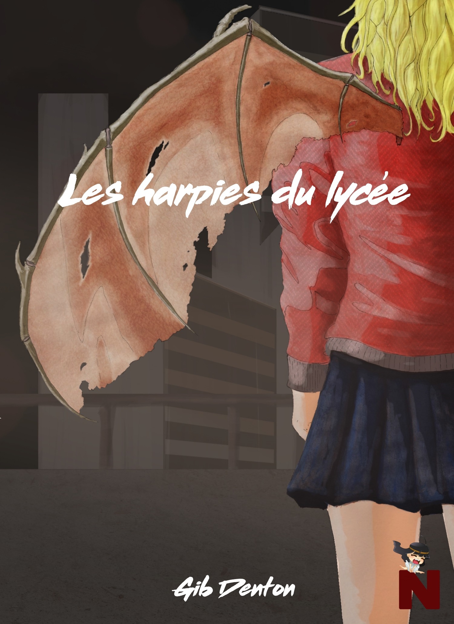 ebook cover of Les harpies du lycée, by Gib Denton