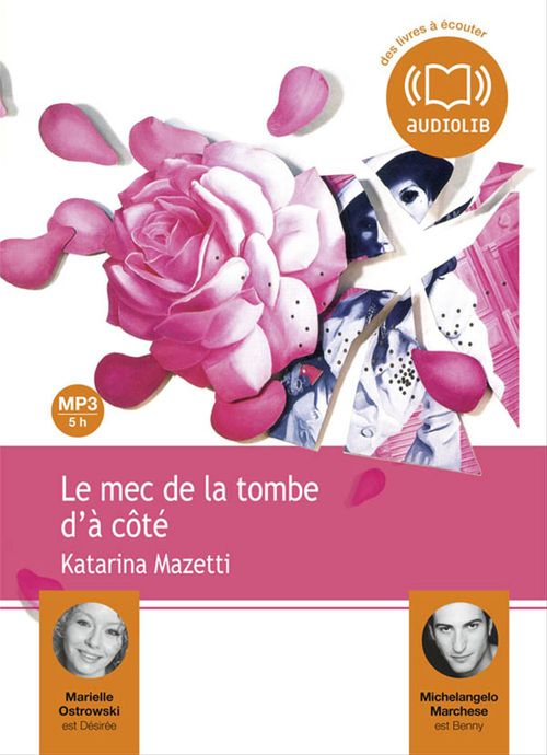 audiobook cover of Le mec de la tombe d'à côté, by Katarina Mazetti