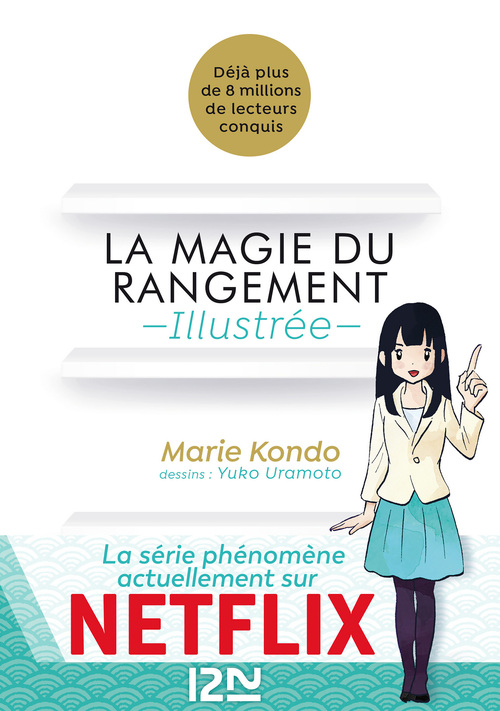 ebook cover of La Magie du Rangement Illustrée, by Marie Kondo, Yuko Uramoto