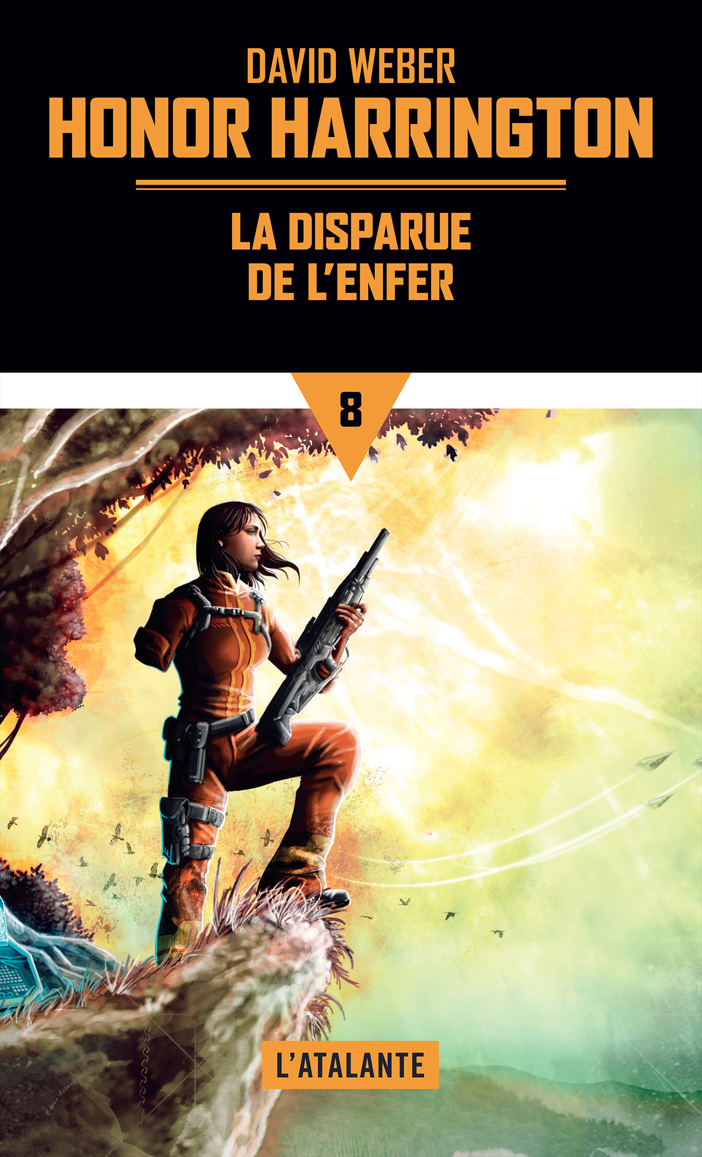 Couverture ebook de La Disparue de l'Enfer, de David Weber