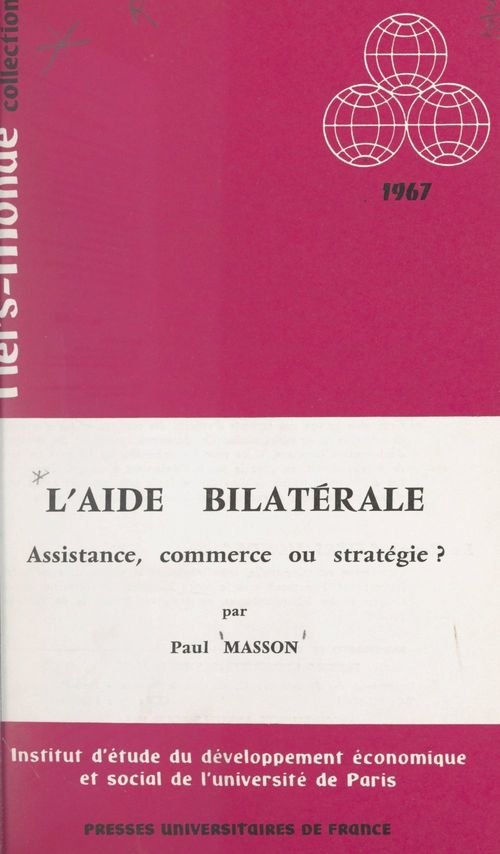 Couverture ebook de L'aide bilatérale, de Paul Masson