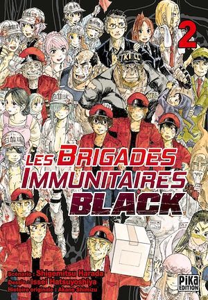 ebook cover of Les Brigades Immunitaires Black T02, by Akane Shimizu, Shigemitsu Harada, Issei Hatsuyoshiya