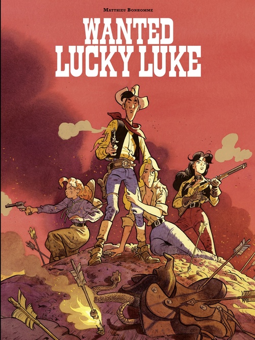 Couverture ebook de Wanted, Lucky Luke !, de Matthieu Bonhomme