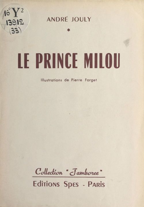 Couverture ebook de Le prince Milou, de Andre Jouly