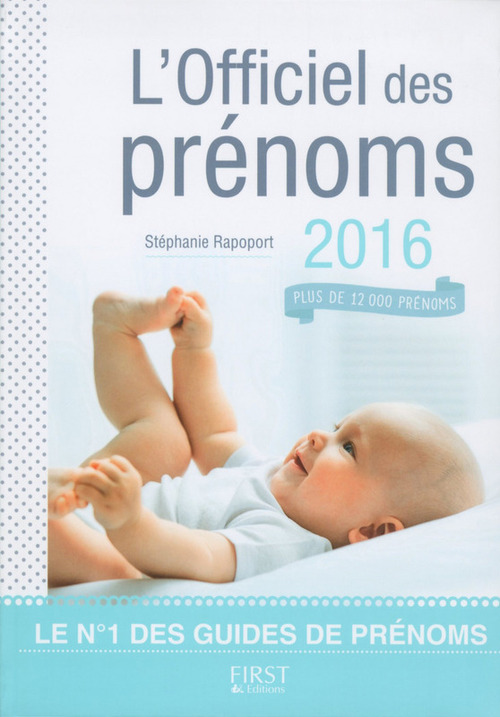 ebook cover of L'Officiel des prénoms 2016, by Stéphanie Rapoport