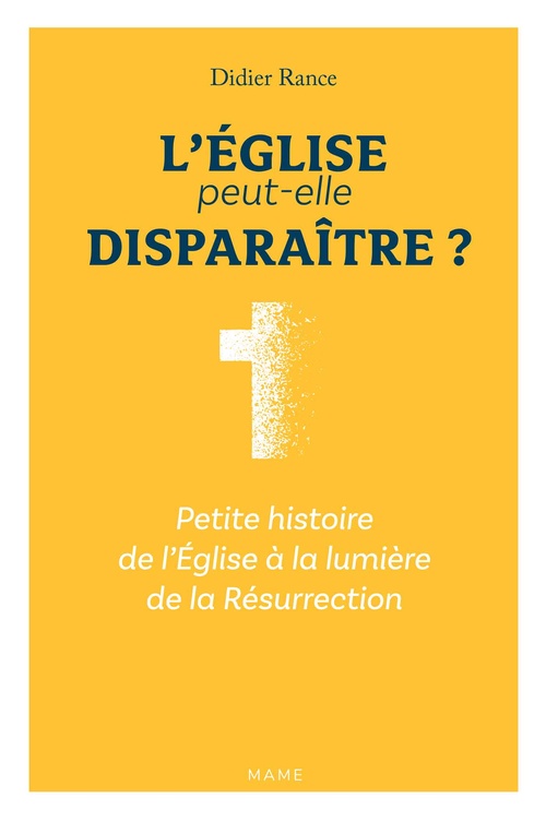 Couverture ebook de L´Église peut-elle disparaître ?, de Didier Rance