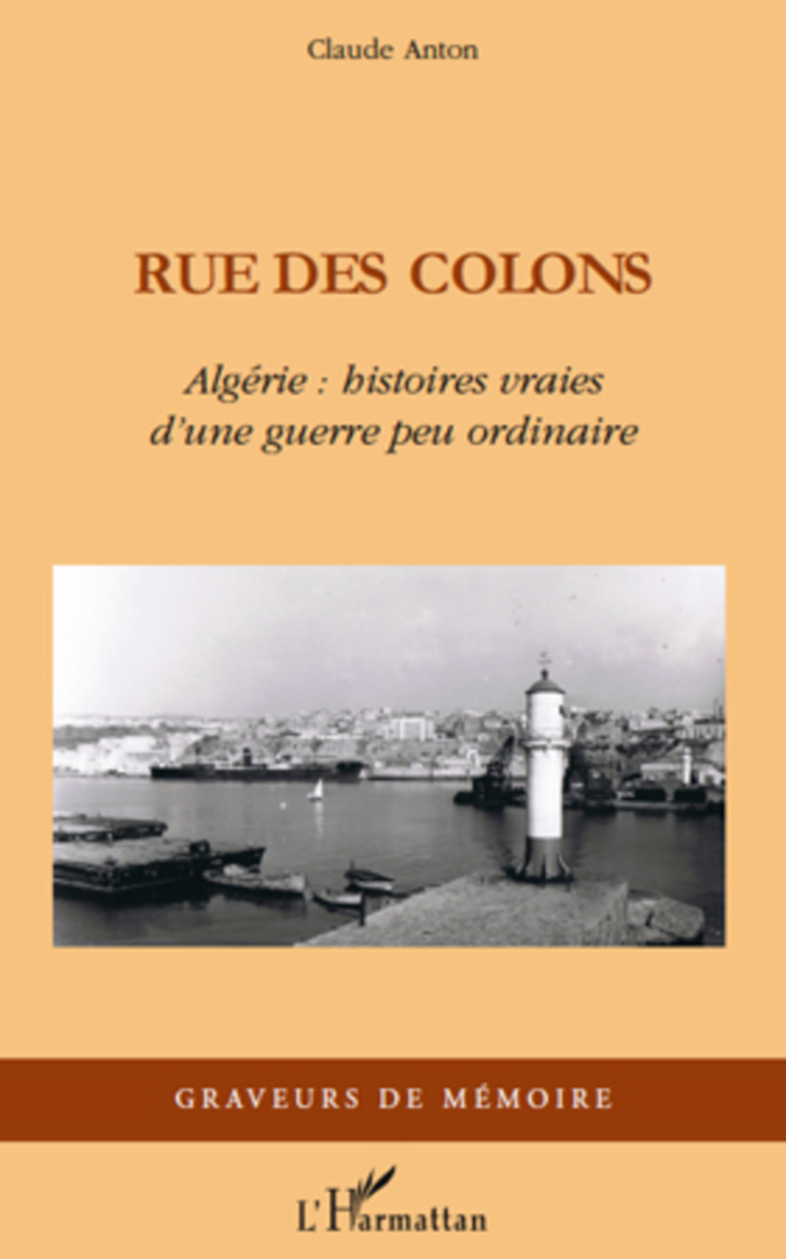 ebook cover of Rue des colons, by Claude Anton