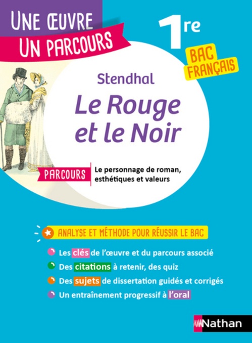 Couverture ebook de Le Rouge et le Noir - Stendhal, de Florence Renner, Stendhal