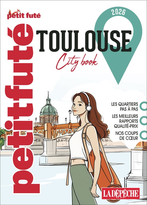 Couverture ebook de Guide Toulouse 2026 Petit Futé, de Collectif