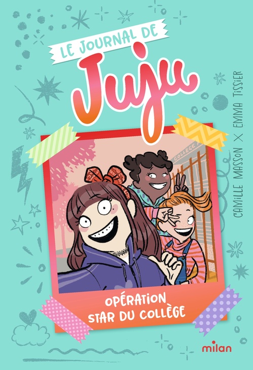 Couverture ebook de Le Journal de Juju, Tome 01, de Camille Masson