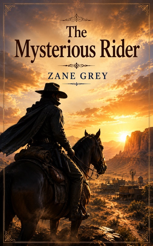 ebook cover of The Mysterious Rider, by Zane Grey