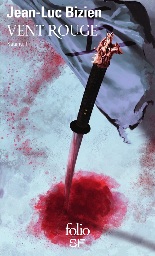 Couverture ebook de Katana (Tome 1) - Vent rouge, de Jean-Luc Bizien