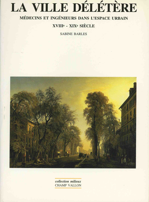 ebook cover of La Ville délétère, by Sabine Barles