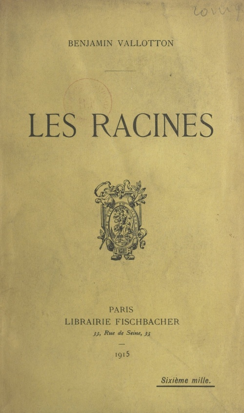 Couverture ebook de Les racines, de Benjamin Vallotton