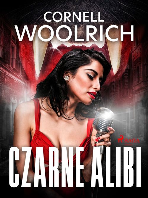 ebook cover of Czarne alibi, by Cornell Woolrich