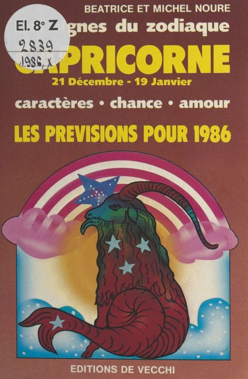 Couverture ebook de Les signes du zodiaque : les prévisions pour 1986, de Beatrice Noure, Michel Noure