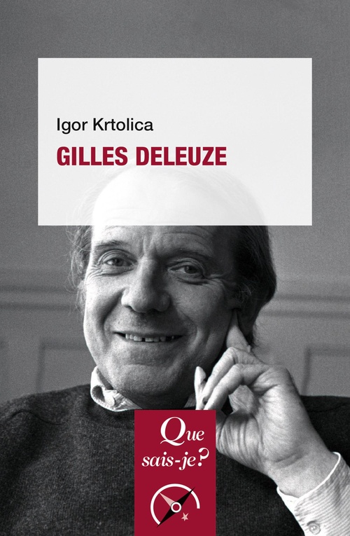 ebook cover of Gilles Deleuze, by Igor Krtolica