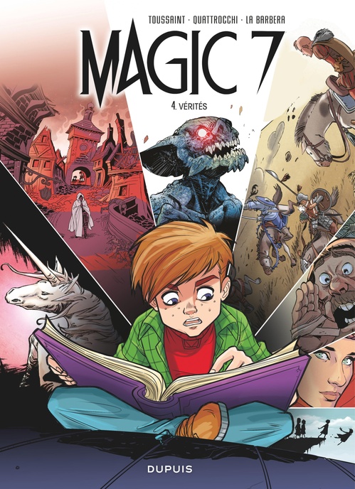 Couverture ebook de Magic 7 - Tome 4 - Vérités, de Kid Toussaint, Rosa La barbera, Giuseppe Quattrocchi