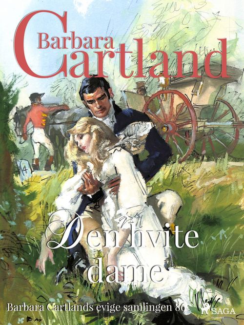 Couverture ebook de Den hvite dame, de Barbara Cartland
