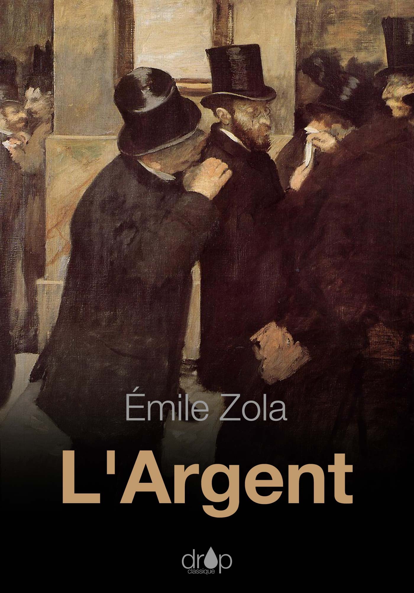 Couverture ebook de L'Argent, de Emile Zola