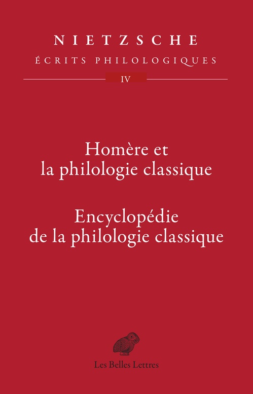ebook cover of Homère et la philologie classique, by Friedrich Nietzsche