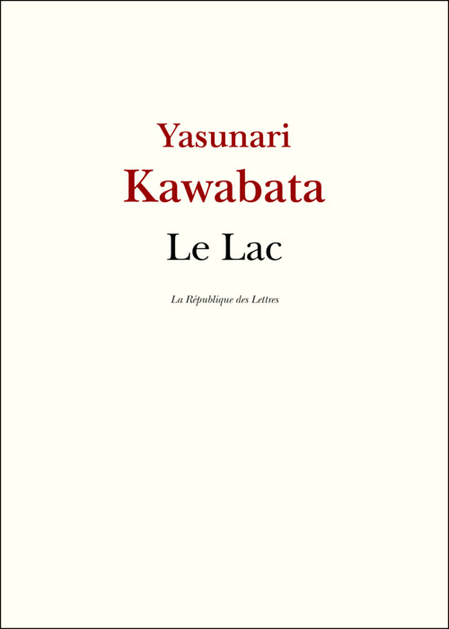 Couverture ebook de Le Lac, de Yasunari Kawabata