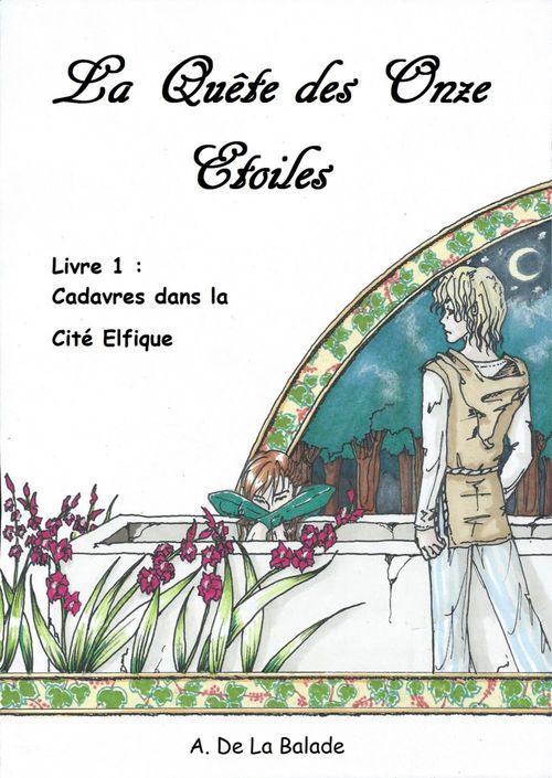 Couverture ebook de La quête des Onze Etoiles - Livre 1 : Cadavres dans la Cité Elfique, de Aurelie De La Balade